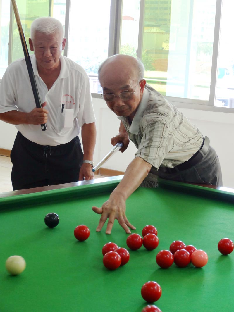 漳州市举办全民健身运动会老年人台球交流活动