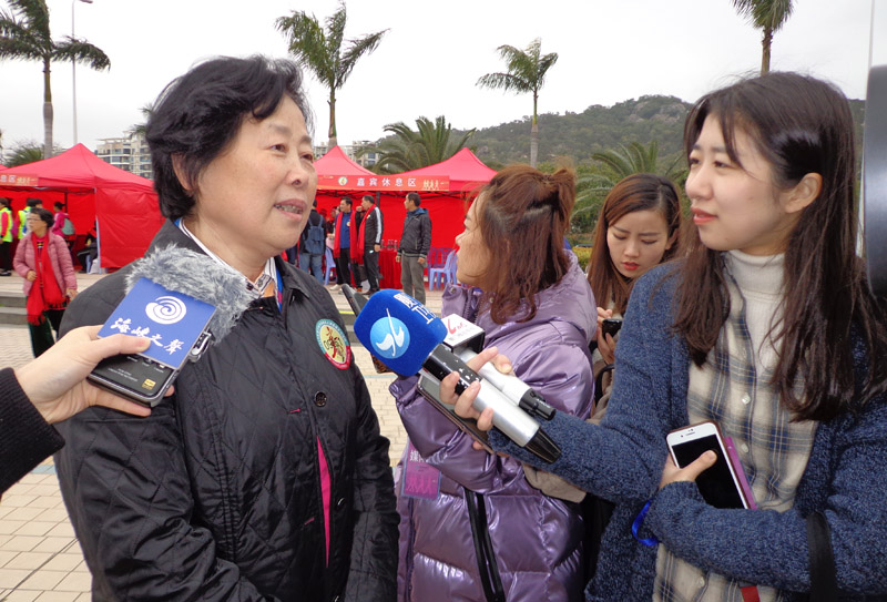 王美香主席等出席2019年厦门市万人健步行活动